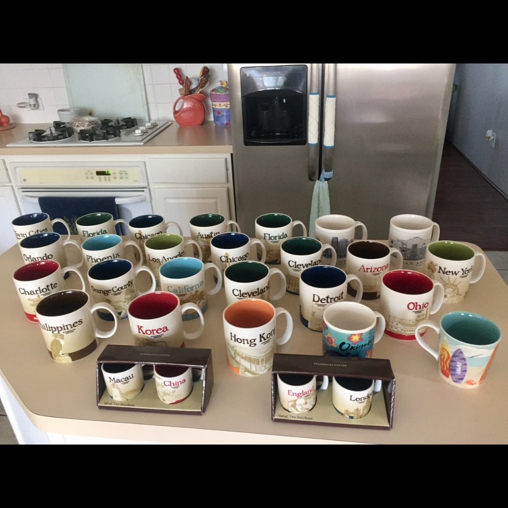 Starbucks mugs